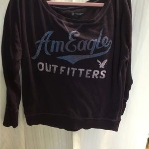 American Eagle light thermal tee